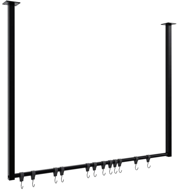 Fenton Tøjstativ 100x80 cm, 12-krogsæt