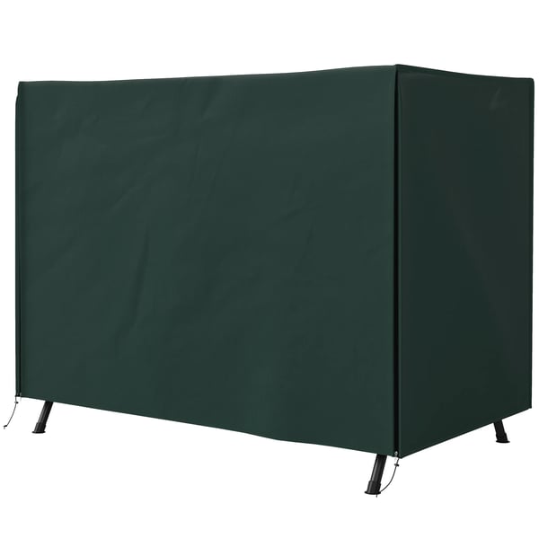 Skyddande Överdrag för Trädgårdsgunga - Vattentåligt, UV-skyddande Oxford Polyester (Mörkgrön, 205x124x164 cm)