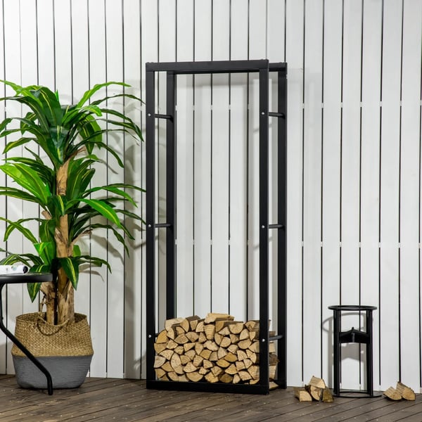 träställ vertikalt träställ 100 kg kapacitet metall 60 × 25 × 150 cm