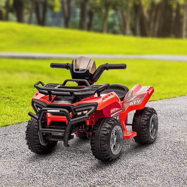 Mini el-fyrhjuling för barn 18-36 månader, barnfordon med frontljus, eldriven barnmotorcykel, rosa