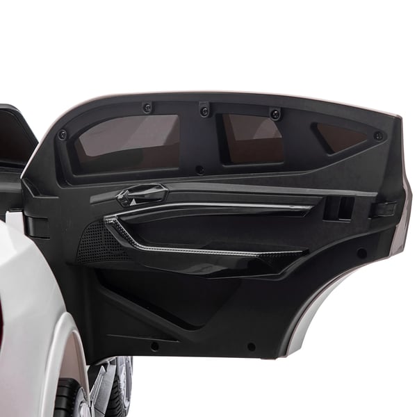 sähköauto lapsille, 12V, Kaukosäädin, MP3, LED-valot, 3-5 km/h, Valkoinen