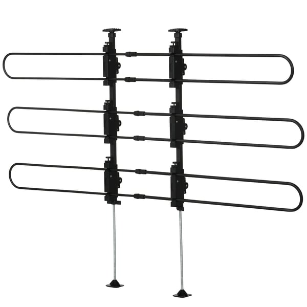 Justerbar Bagagerumsadskiller til Bil, Stål, Sort, 89-150x76-124cm
