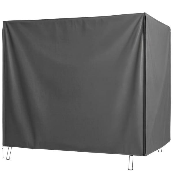 Hollywoodgunga Överdrag Mörkgrå - 3-sits Vattentåligt Skydd för Trädgårdsgunga, UV-skydd, Slitstarkt 420D Oxford Polyester, 177x114x152cm
