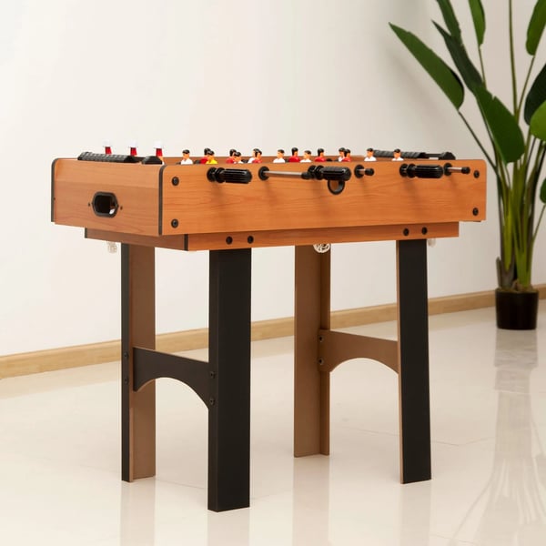 4-i-1 multispillebord, multigame-bord med bordfodbold, bordhockey, bordtennis, billard multifunktionsspillebord, 87x43x73cm| Aosom