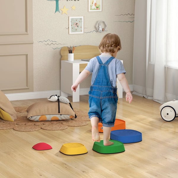 Balansstenar för barn - 5 st nyckelpigor, Multicolour, Plast, 2-8 år