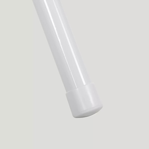 4-pack hopfällbara stolar, extra sittplatser i konstläder, vit