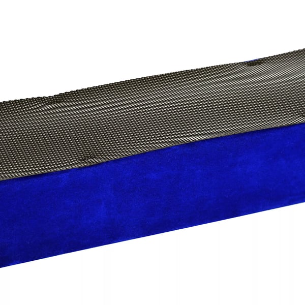 HOMCOM Hopfällbar Balansbalk för Träning, Blå, 210 cm, Polyester
