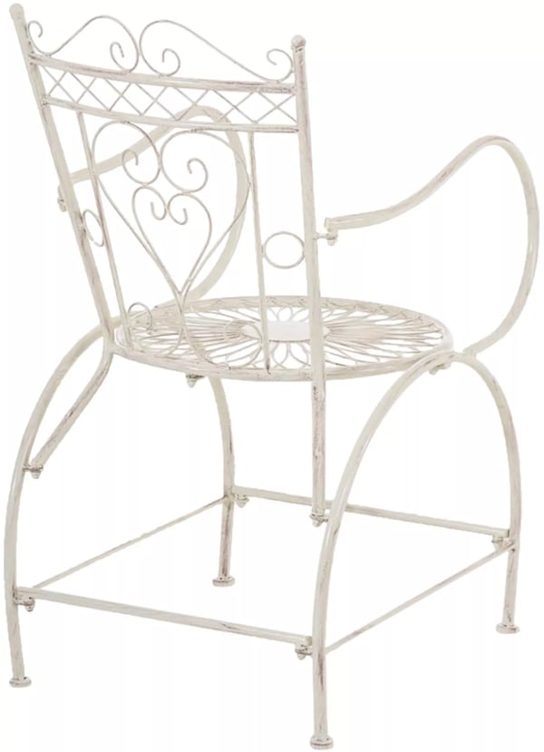 Sheela antiikkikermatuoli metallia