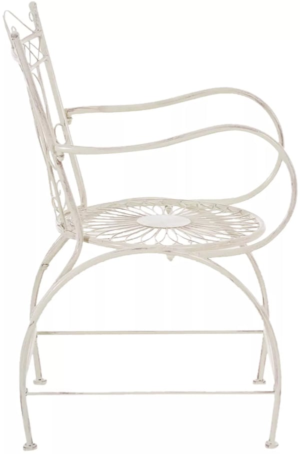 Sheela antiikkikermatuoli metallia
