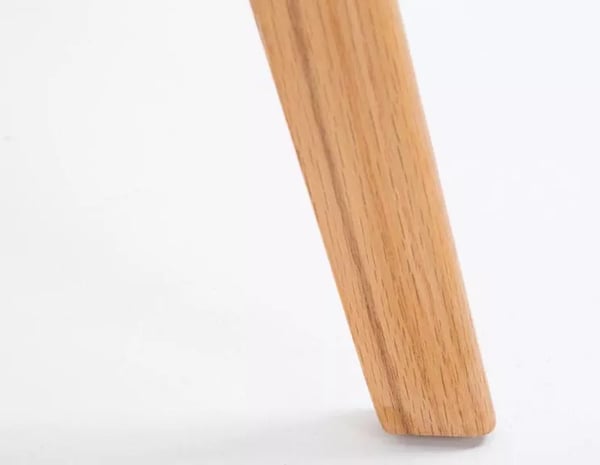 Set med 2 Metz Barstolar - Svart Plast sits, Ek Träram, 76cm Sitthöjd