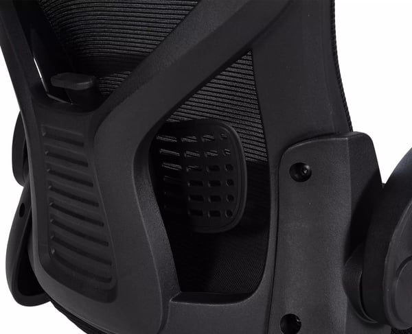 Toimistotuoli Hudson, Musta Verkko & Kangas, Muoviristikko, HDPE