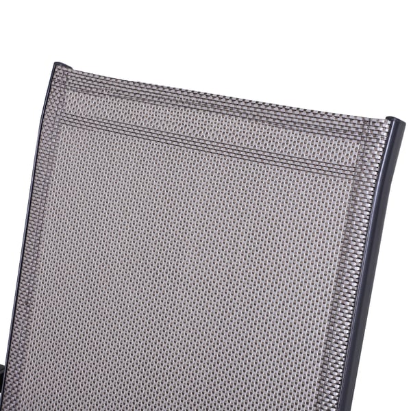 Outsunny Campingstole 2 stk. Klapstol med armlæn Metal Grå 58x64x94cm