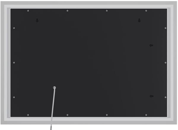 Jaffrey Badeværelsesspejl 70x100cm - Klart Glas, LED Belysning, Anti-dug, IP44