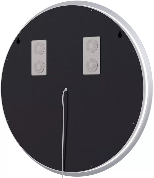 Pyöreä Kylpyhuonepeili Bluetoothilla ja LED-valolla - Himmennettävä, Huurtumaton, IP44