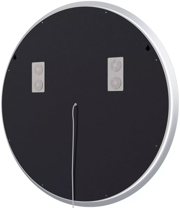 Laconia Pyöreä Kylpyhuonepeili Bluetoothilla, LED-valolla ja Huurtumisenesto-toiminnolla