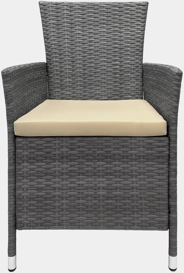 Fireda Loungetuolisetti, 3 osainen, PE-rottinki, Muovi,Heather Grey