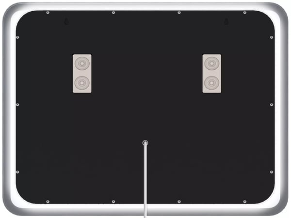 Kylpyhuonepeili LED-valolla ja Bluetoothilla 60x80 cm
