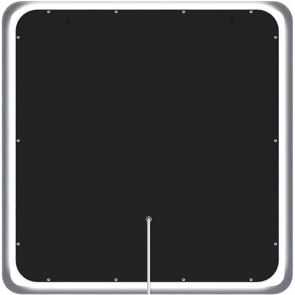 LED-kylpyhuonepeili himmennettävä, huurtumaton, IP44, 80x80 cm