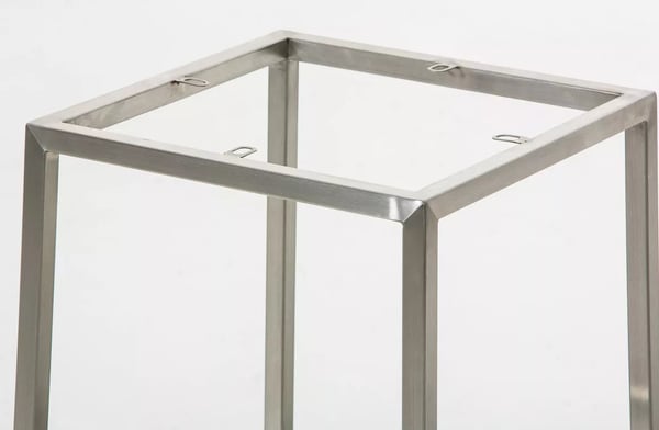 2 kpl baarituolisetti Montreal tummanharmaa, kangas, metallirunko 85cm