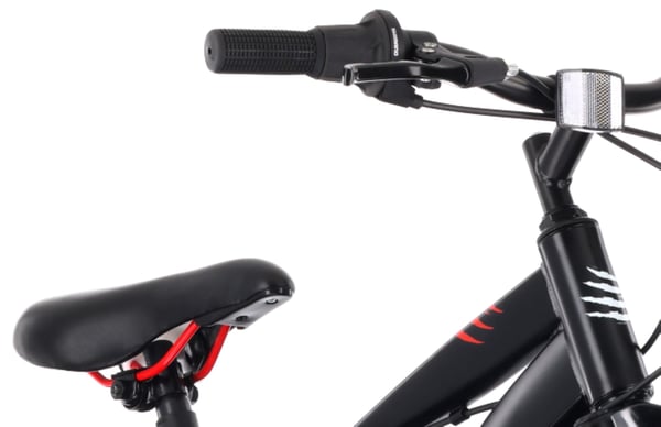 Tiger Bike Lastenpyörä pojille 20 tuuman rengaskoko valittavissa 6-vaihteinen Shimano-pyörä lapsille 6–10 vuotta korkeussäädettävä (punainen musta)