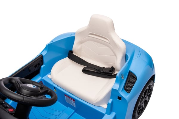 Maserati GT Cabrio Yksi sähköauto lapsille pilotti MP3 LED sininen Sun Baby