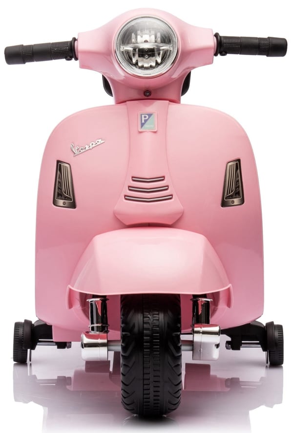 Sähköskootteri lapsille Sähkömoottoripyörä Vespa 35W selkänojalla, vaaleanpunainen Sun Baby