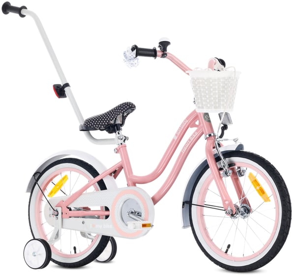 16 tuuman tyttöjen pyörä HEART BIKE - pinkki