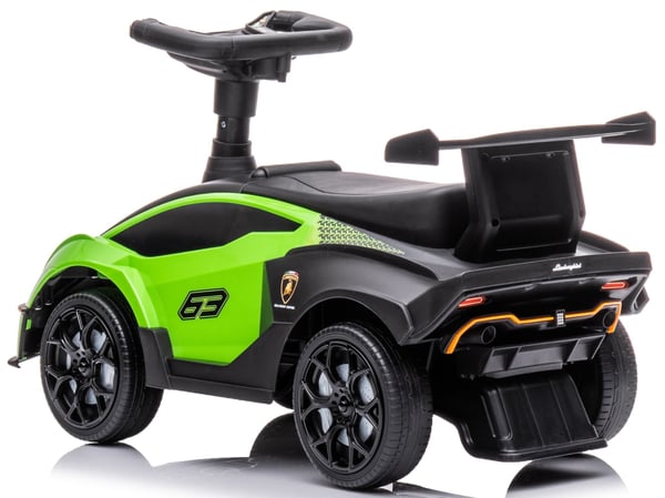 Työntövaunu lapsille lasten auto Lamborghini Essenza SCV12 vihreä Sun Baby