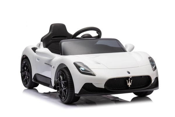 Batteridriven Bil Maserati GT Cabrio Åkbil med Fjärrkontroll Vit
