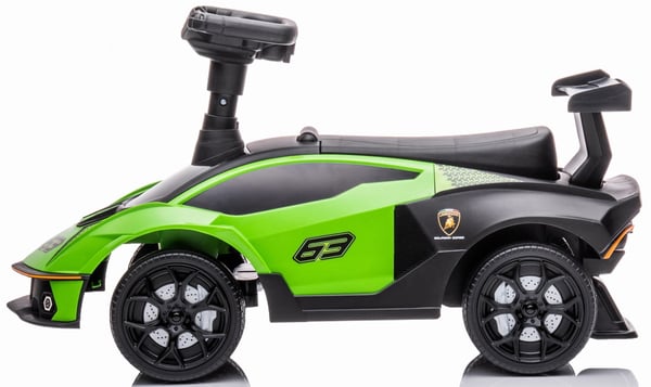 Työntövaunu lapsille lasten auto Lamborghini Essenza SCV12 vihreä Sun Baby