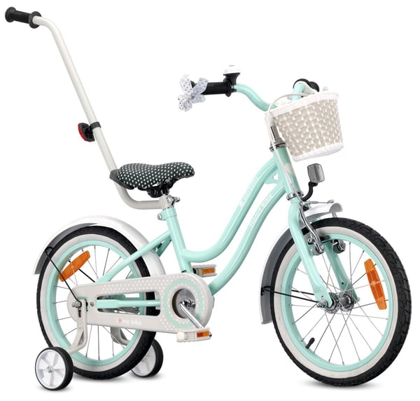 16 tuuman tyttöjen pyörä HEART BIKE - minttu
