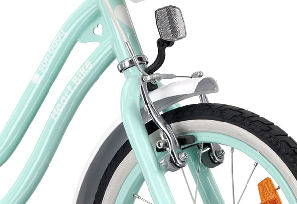 16 tuuman tyttöjen pyörä HEART BIKE - minttu