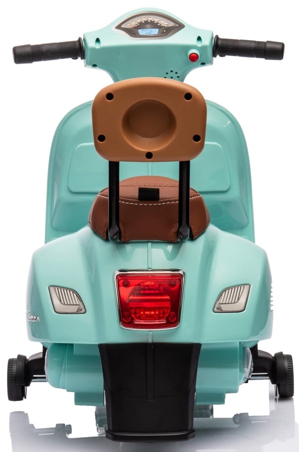 Sähköskootteri lapsille Sähkömoottoripyörä Vespa 35W selkänojalla, minttu Sun Baby