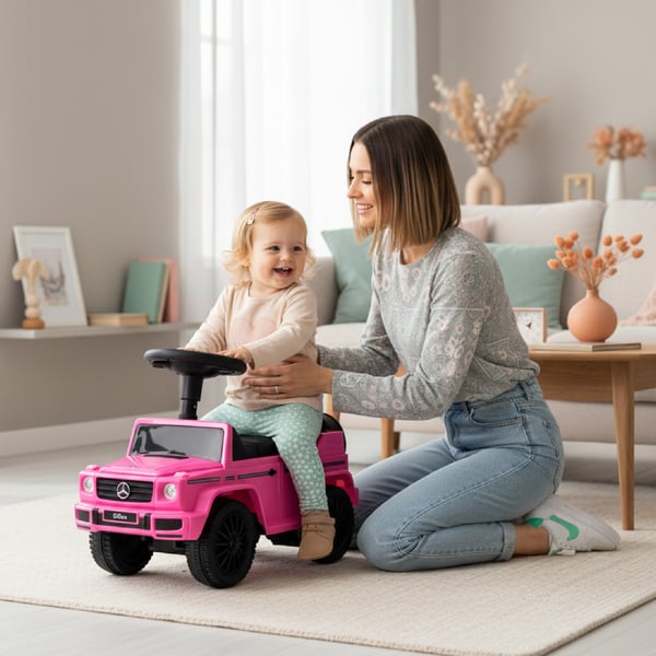 Gåbil för barn Mercedes Benz G 350d Rosa