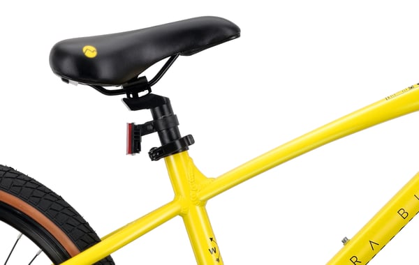 Tatra Bikes Barncykel 20 tum, Cykl for barn från 5 till 8 år med aluminiumram, 6 växlar, skivbromsar, ringklocka, fotstöd, reflexer (Gul)