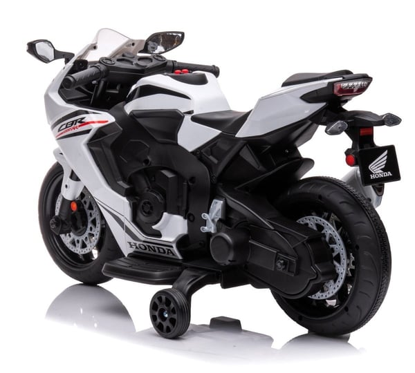 Lasten sähkömoottoripyörä Honda CBR 1000RR, valkoinen Sun Baby