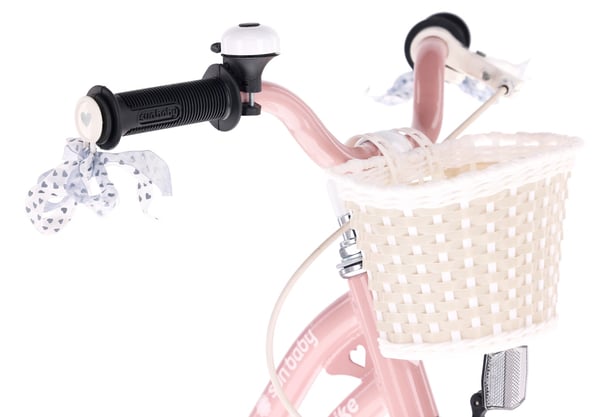16 tuuman tyttöjen pyörä HEART BIKE - pinkki