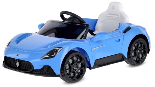 Sun Baby akkuauto lapsille Maserati GT Cabrio 12V, kauko-ohjain, LED, MP3/USB/Bluetooth, sininen