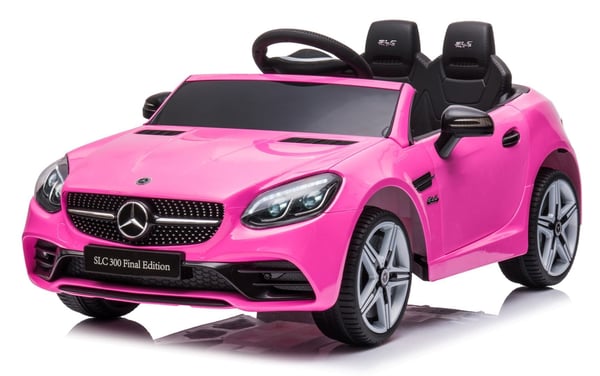 Batteridriven Bil Mercedes Benz SLC300 Cabrio Åkbil med Fjärrkontroll Rosa