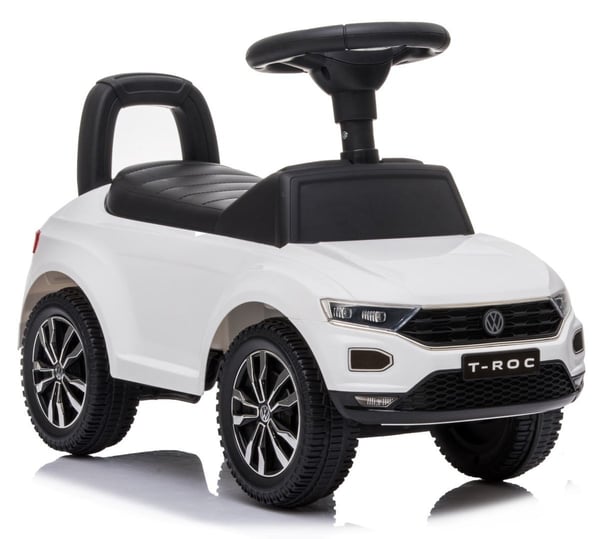 Volkswagen T-Roc Työntöauto Työntökahvalla – Valkoinen