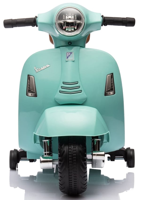 Sähköskootteri lapsille Sähkömoottoripyörä Vespa 35W selkänojalla, minttu Sun Baby