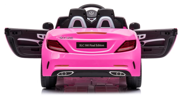 Batteridriven Bil Mercedes Benz SLC300 Cabrio Åkbil med Fjärrkontroll Rosa