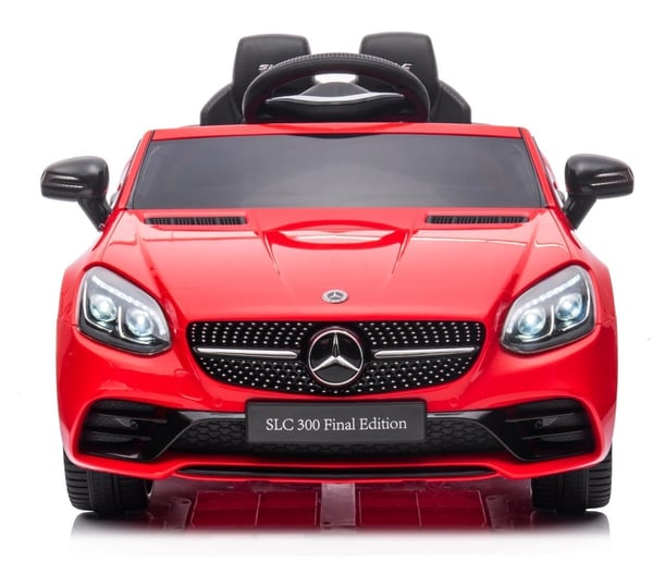 Mercedes Benz SLC300 Yksi sähköauto lapsille, punainen Sun Baby