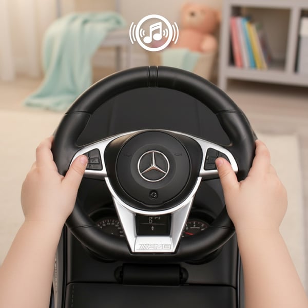 Sun Baby Gåbil til børn Mercedes C-Class Sort