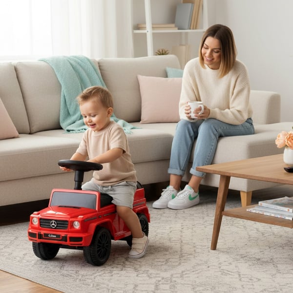 Gåbil för barn Mercedes Benz G 350d Röd