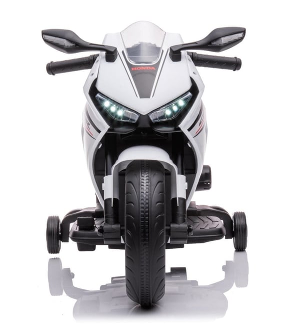 Lasten sähkömoottoripyörä Honda CBR 1000RR, valkoinen Sun Baby