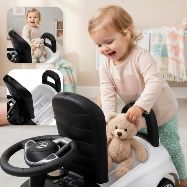 Sun Baby Ride-On Walker Mercedes C-Class – Hvid