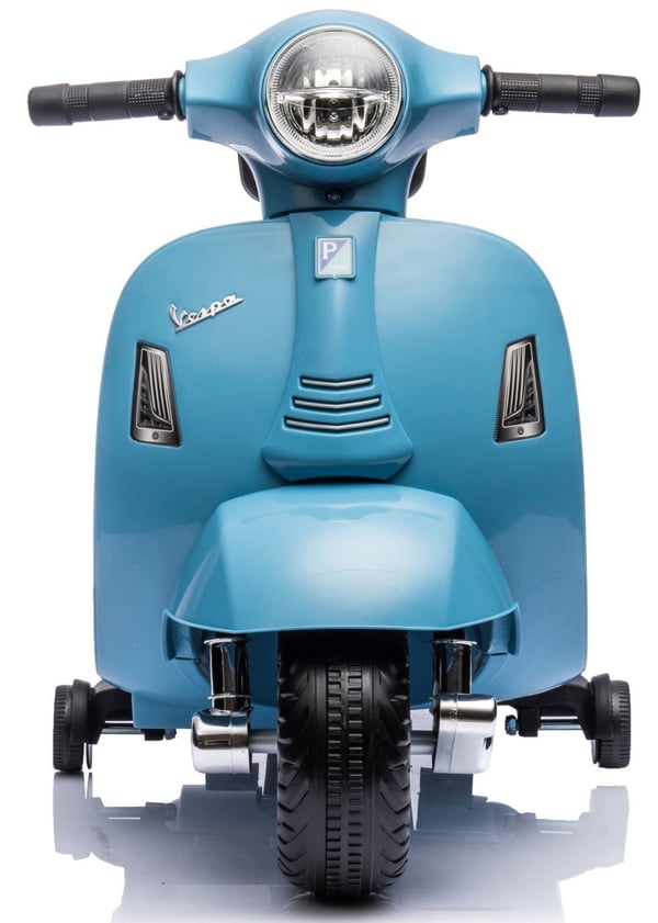 Sähköskootteri lapsille Sähkömoottoripyörä Vespa 35W selkänojalla, sininen Sun Baby