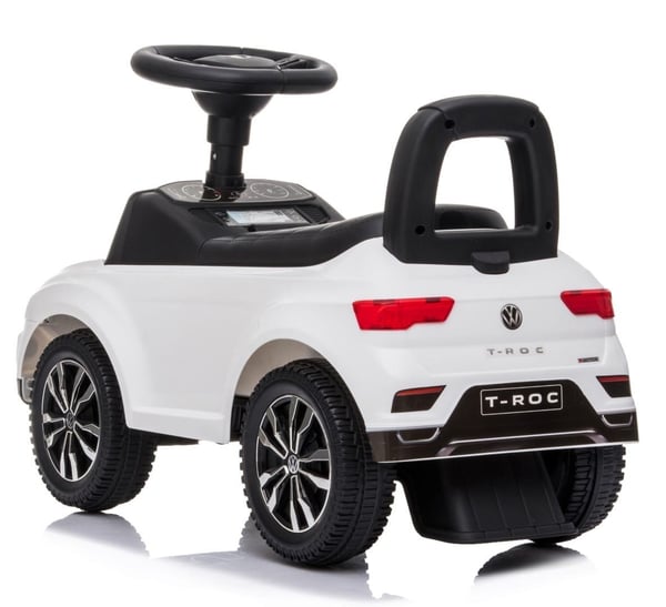 Volkswagen T-Roc Työntöauto Työntökahvalla – Valkoinen