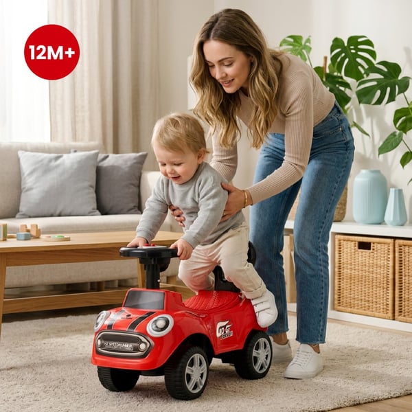 Gåbil Push Walker GO GO Fashion Röd